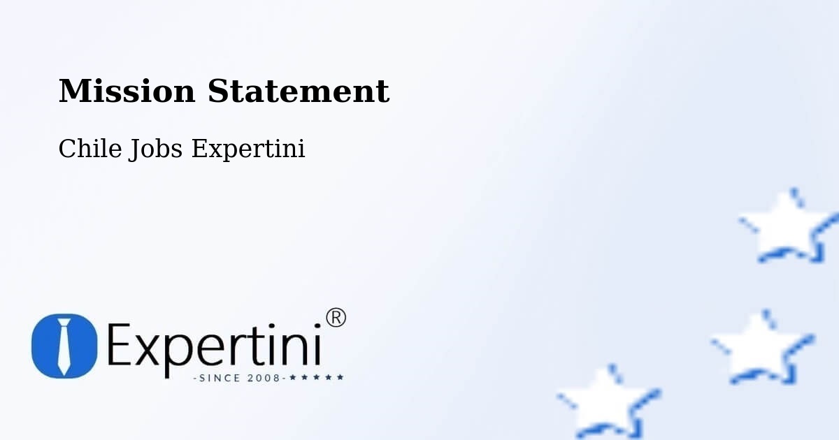 Corporate Mission – Tirúa - Chile Jobs Expertini